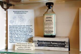 A collection of items on loan from the Wherry Pharmacy Heritage Museum courtesy of the Ohio Pharmacists Foundation 