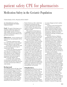 2023 Patient Medication Safety CPE lesson