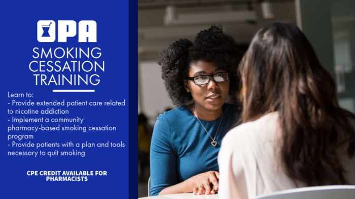 OPA | ODH Smoking Cessation Training Program NOW Available